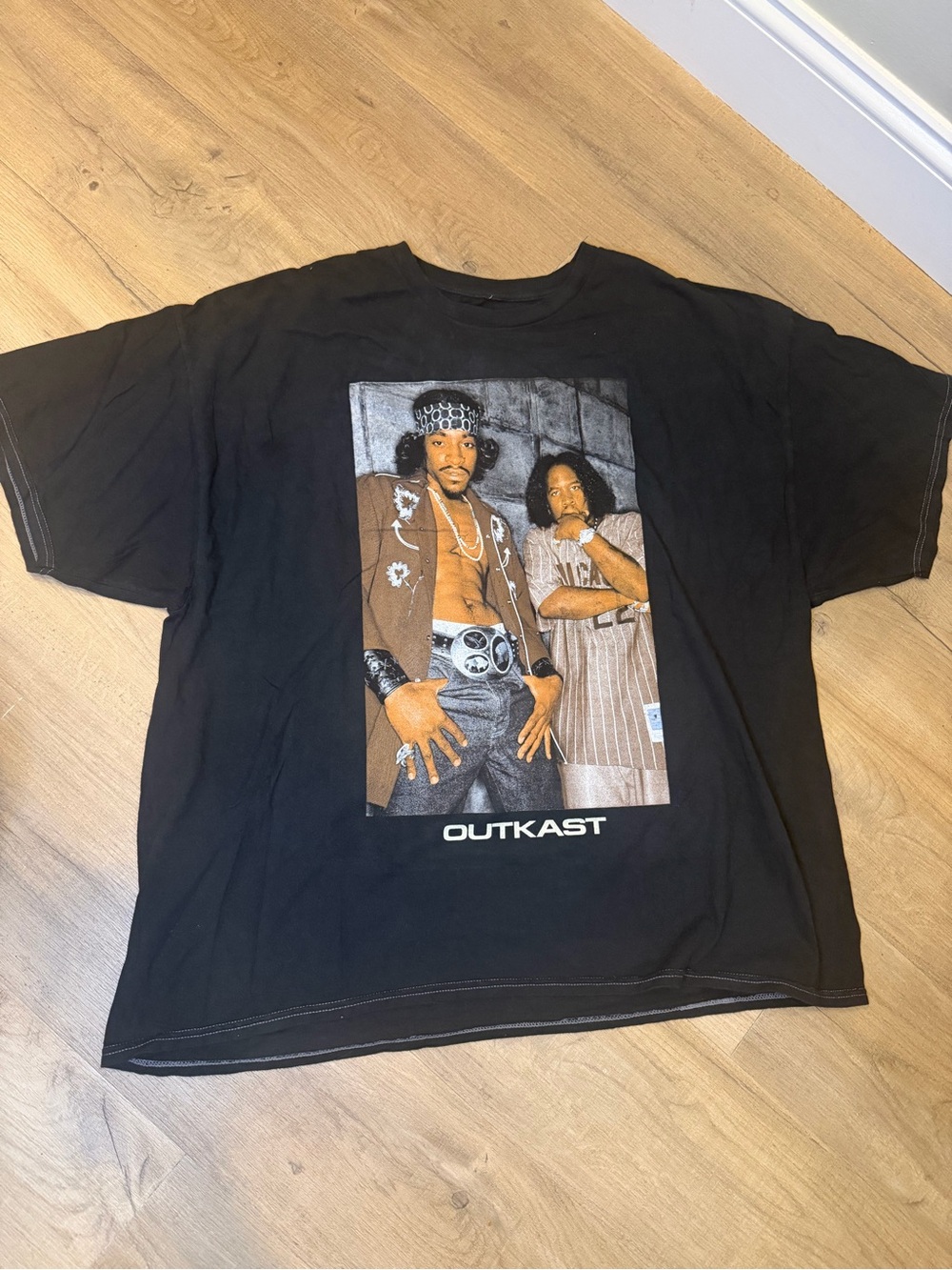 Black Graphic Tee - Men’s Hip-Hop Band Shirt
